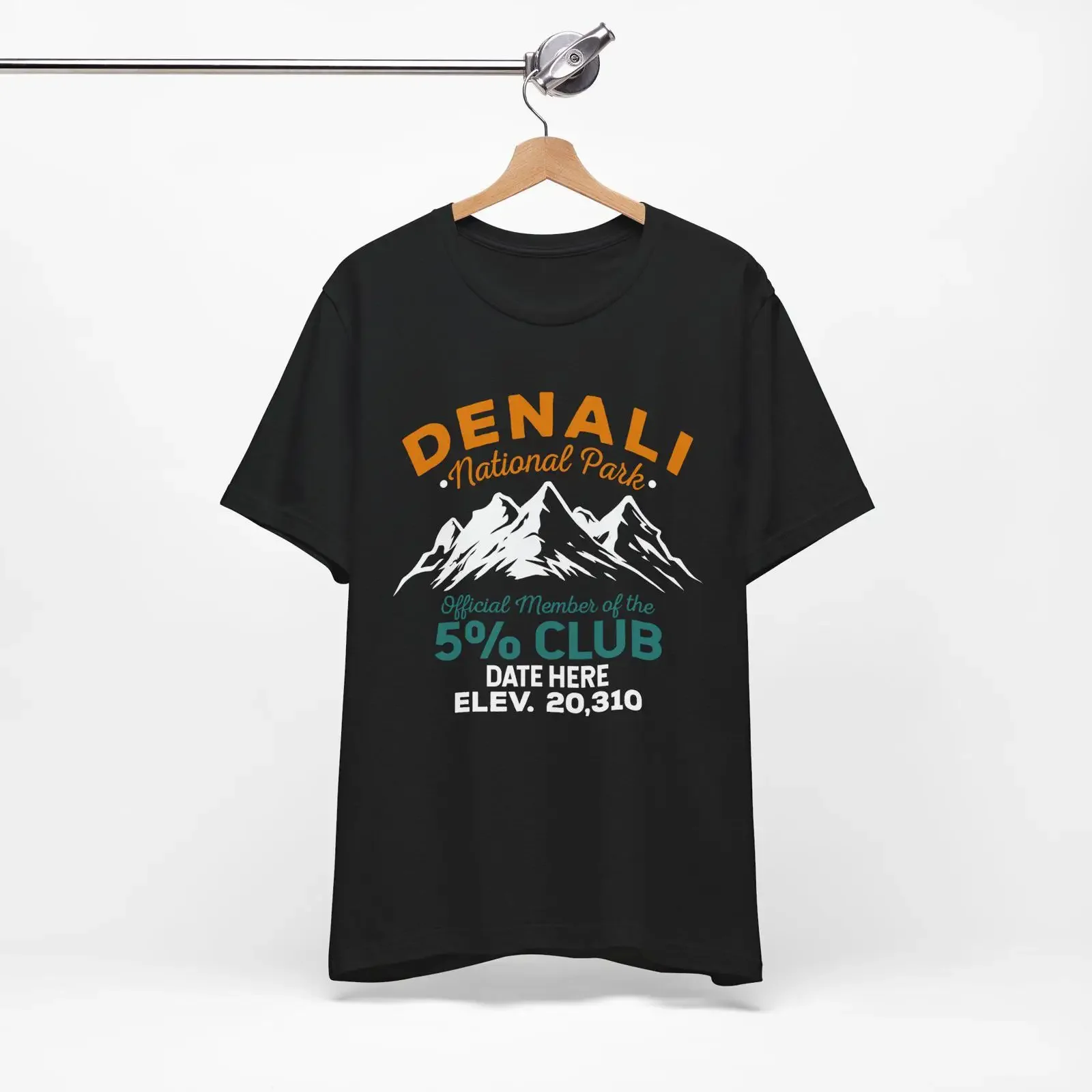 Personalized Denali National Park 5 Club T Shirt Alaska Mountain Climber Hiker Camping Adventure Vacation Souvenir vintage