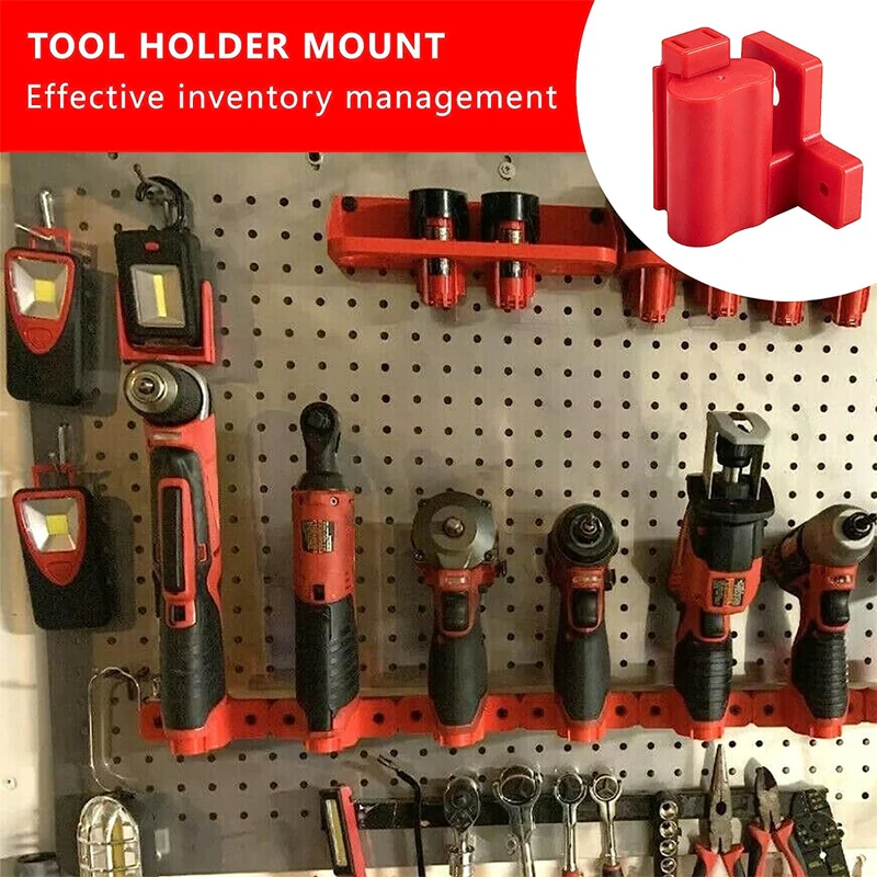 1Pc Machine Storage Holder For Milwaukee 12V Battery Tool Mount Hanger Shelf Stand For Electric Agrinder Drill Power Tools