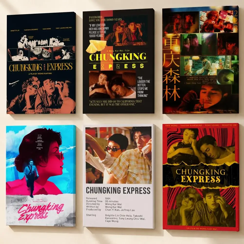 Movie C-Chungking Express Framed Wall Painting Canvas Poster Wooden Stretcher Frame Inner Frame Kit for Wall Art Painting