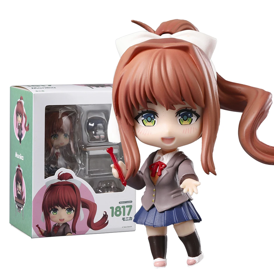 Doki Doki Literature Club! Monika 1817 Action Figure Collectible Model Toy Doll Gift