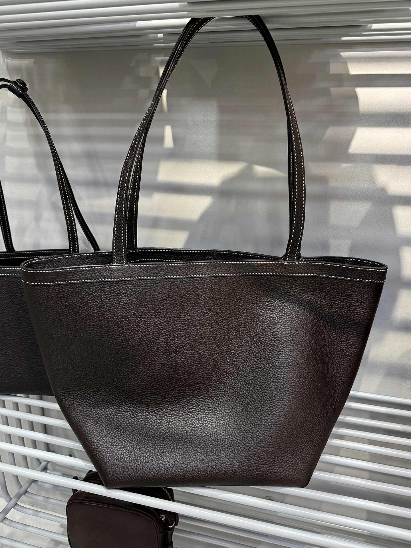 

Сумка-тоут из натуральной кожи с длинной ручкой, большой размер, женская сумка большой вместимости, модная сумка для покупок из натуральной яловой кожи, новинка 2025 г.