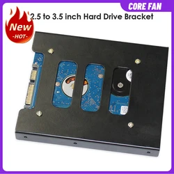 3-1PCS 2.5 inch SSD HDD to 3.5 inch Mounting Adapter Bracket for PC Computer Metal Hard Drive Holder Dock Enclosure SATA IDE SSD