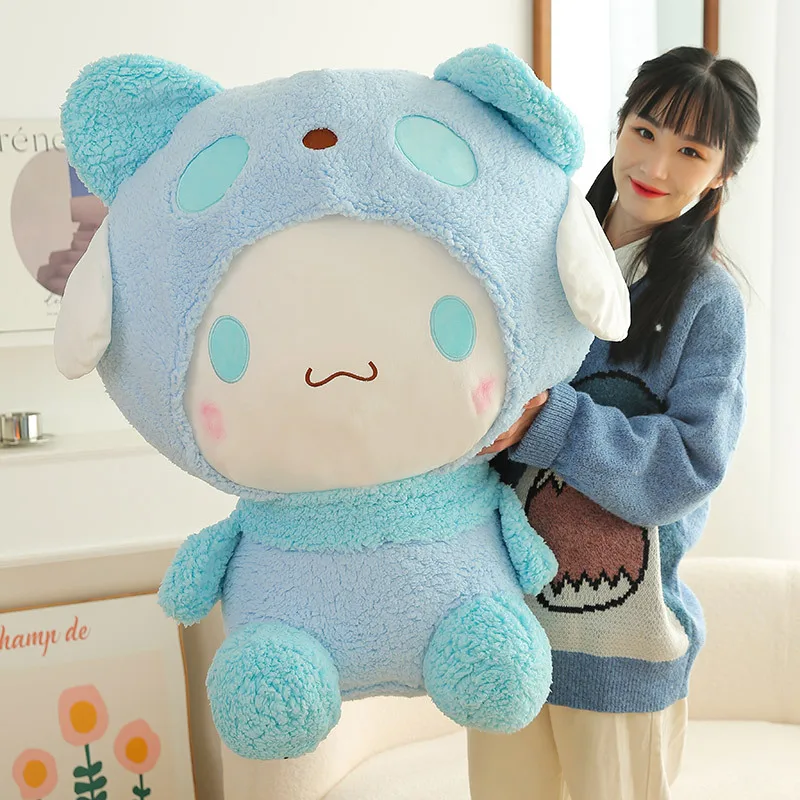 Knuffel Panda Kuroomi My Melody Cinnamoroll Pochacco Gevulde pop Kinderen Verjaardag Kerstcadeau Schattig Japanse stijl Dierenpluche