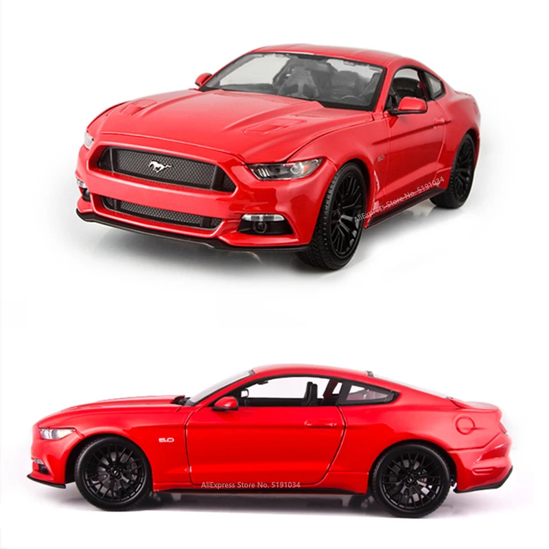 Maisto 1:18 2015 Ford Mustang GT  car alloy car model simulation car decoration collection gift toy Die casting model boy toy