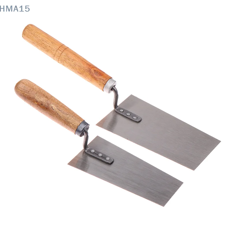 1PCS Cement Float Margin Trowel Bucket Manganese Steel Putty Knife Brick Gauging Wall Plastering Knife Hand Tool