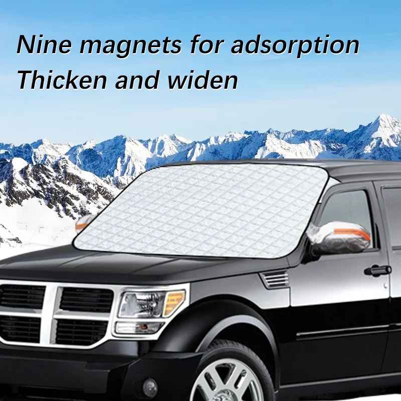 

Magnetic Car Windshield Snow Cover Winter Ice-Frost Guard Sun Shade Protector For Dodge Nitro Exterior Accessories