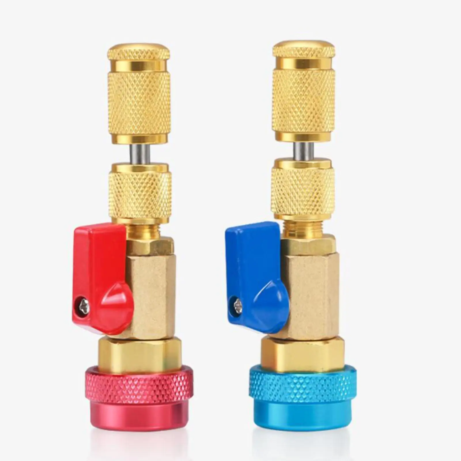 Professional Brass Valve Core Remover and Installer Leakproof Kit for Auto Air Conditioning Replacement R134A R1234YF