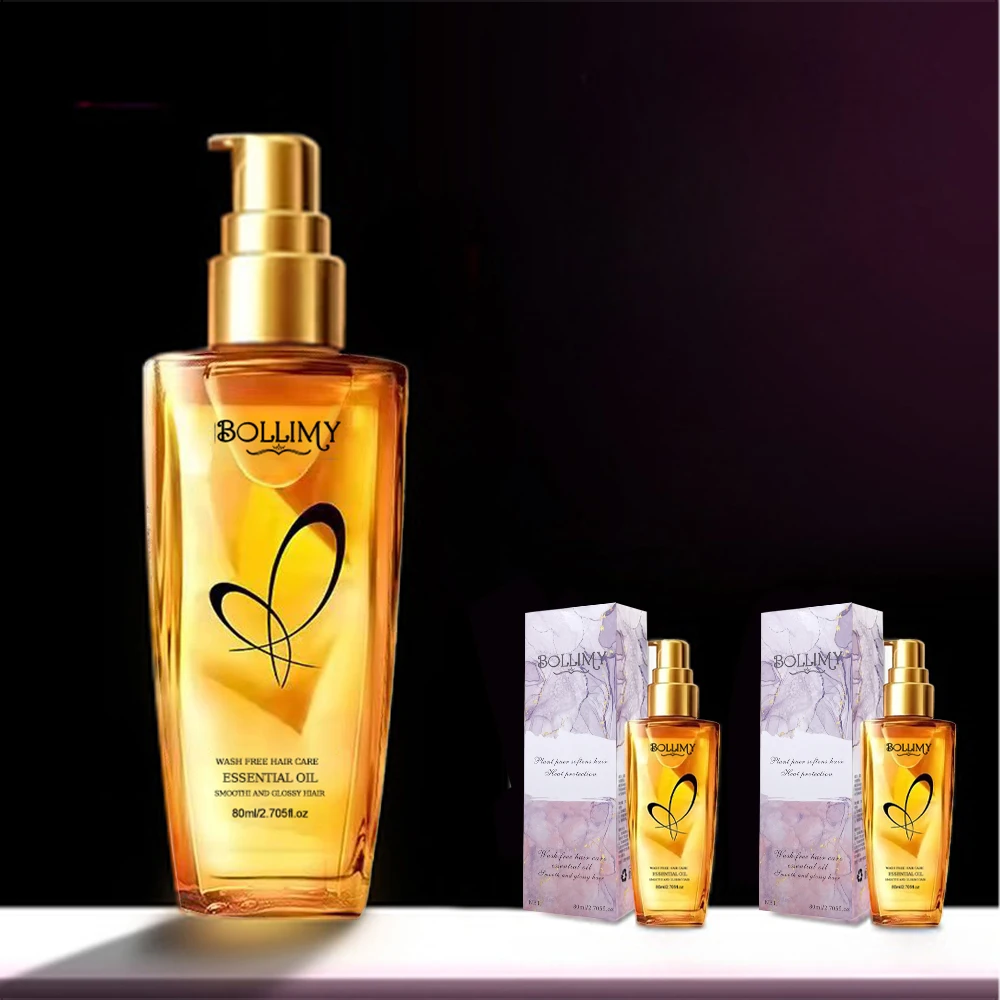 BOLLIMY Hair Care Essential Oil Can Soften and Improve Frizzy Hair, Smooth and Protect Hair, Long-Lasting Fragrance and Softness