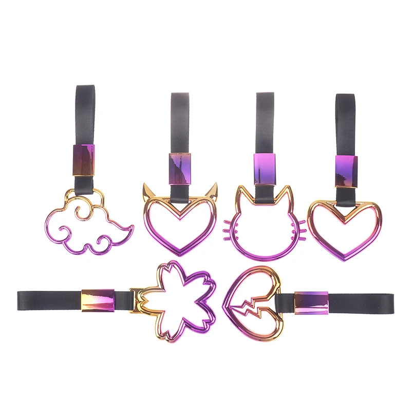 حلقة ملونة لحزام سحب السيارة ، JDM ، قطار ، مقبض حافلة ، حزام يد ، سحر الانجراف ، ملحق سيارة ، 1 روض #2