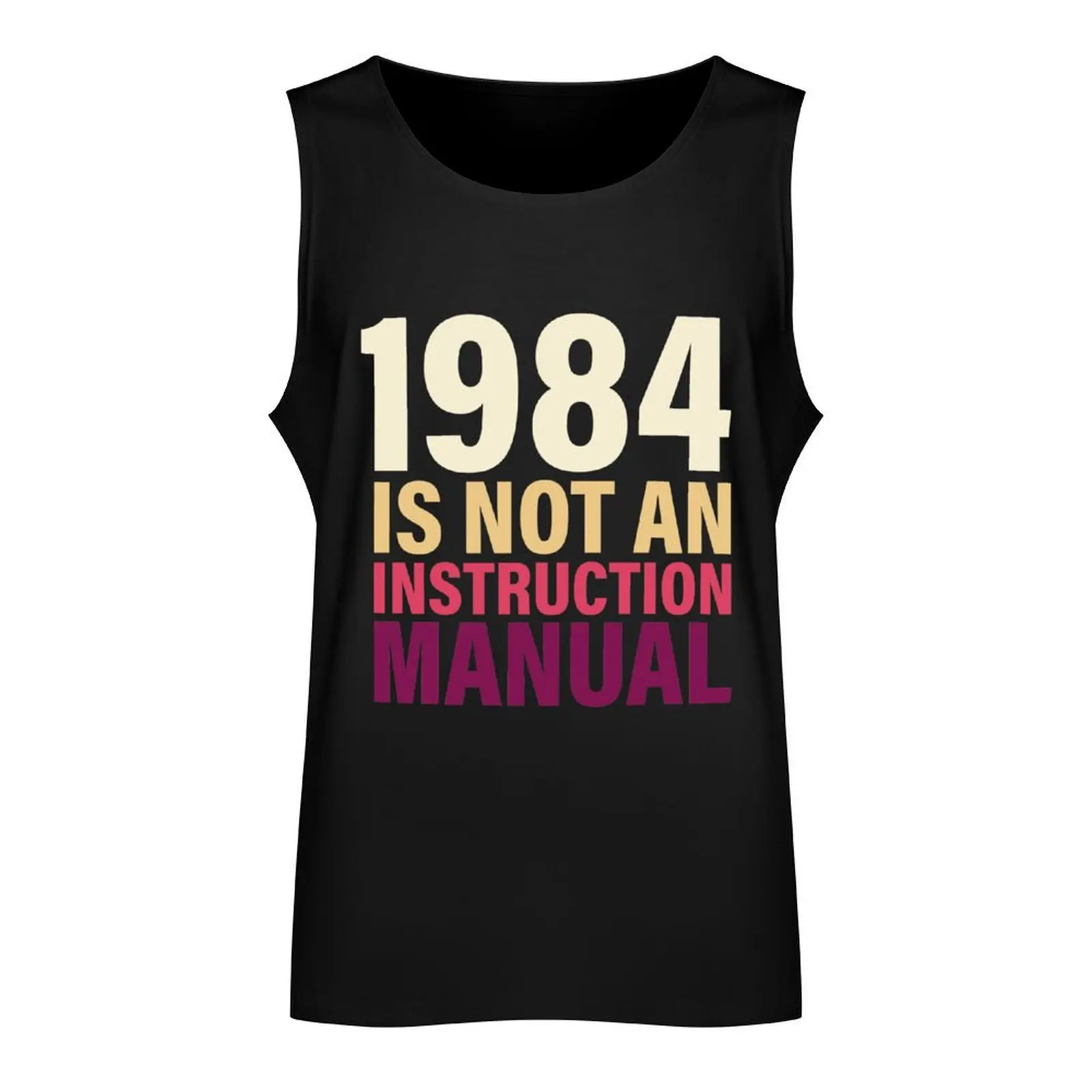 1984 Is Not An Instruction Manual Tank Top fitness clothing for men sleeveless vest men Men's sports t-shirt gym clothes man