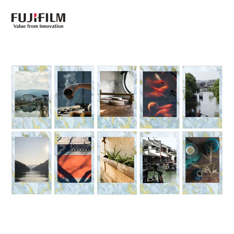 Fujifilm Instax Mini Film 10-50 Sheets Exposures Papers Color Design for Fuji Instax mini 12 Film Camera mini 11/40/9/8/7/70/90