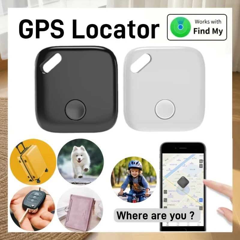 Smart Tag Global Locator Mini GPS Tracker funziona con iOS trova la mia APP localizzatore Anti-smarrimento per chiavi portafoglio auto Pet bagagli