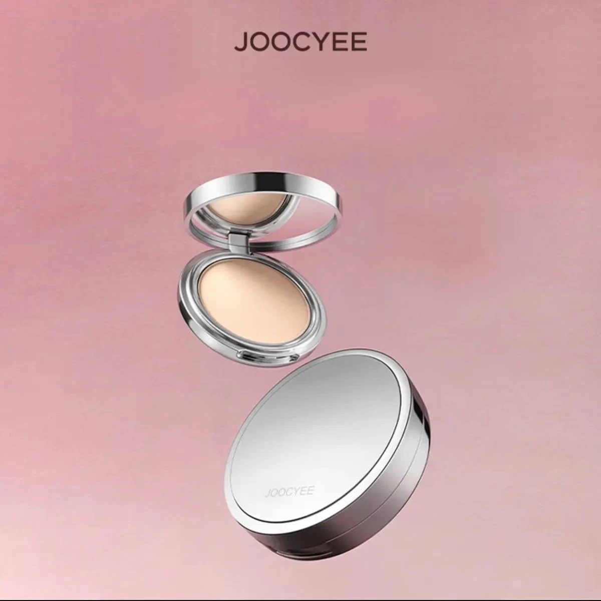 JOOCYEE Concealer Setting Powder Oil-Control,5.5g Compact Non-Oxidizing All-Day Wear,Natural Matte Finish Foundation Powder