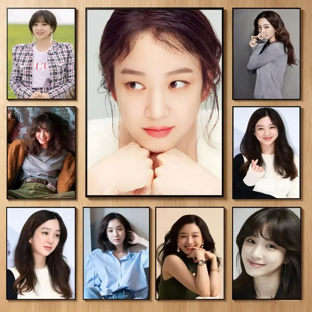 Refined Celebrity J-Jung Ryeo Won Poster Classic Self-Adhesive PP Wall Sticker for Living Room Bar Decor Gift