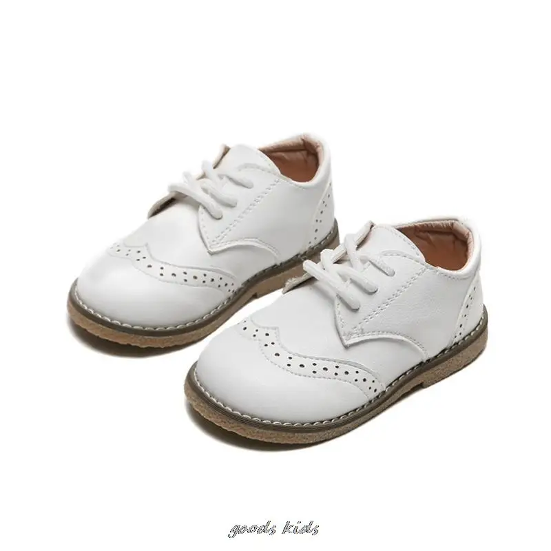 New Spring Autumn Children Leather Shoes For Boys Girls Casual Shoes Kids Soft Bottom Casual Outdoor Shoes Baby Sneakers