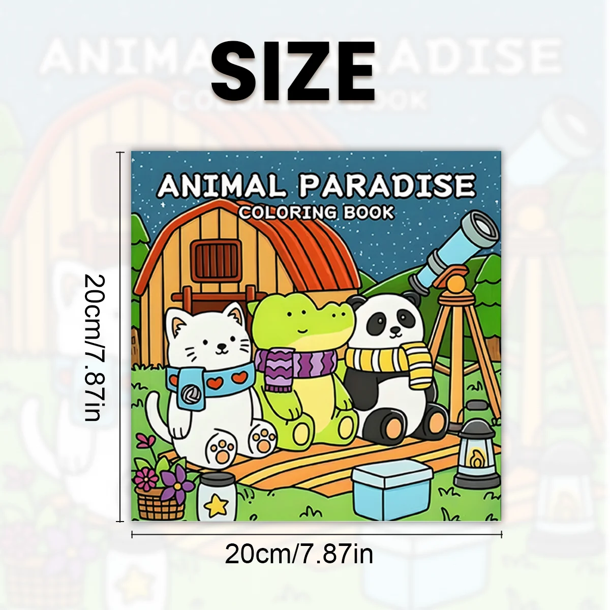 Adult Picture Book - Exquisite Animal Family Coloring Book for Relaxation and Creativity | Beautiful Life