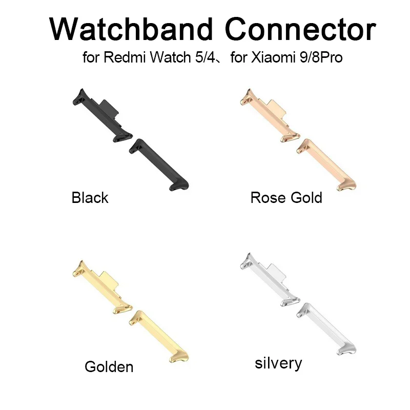 1 Pair Strap Adapter for Xiaomi Redmi Watch 5 4 Watchband 20mm 22mm Quick Adapter Connector for Redmi Watch5 4 Watch Accessories