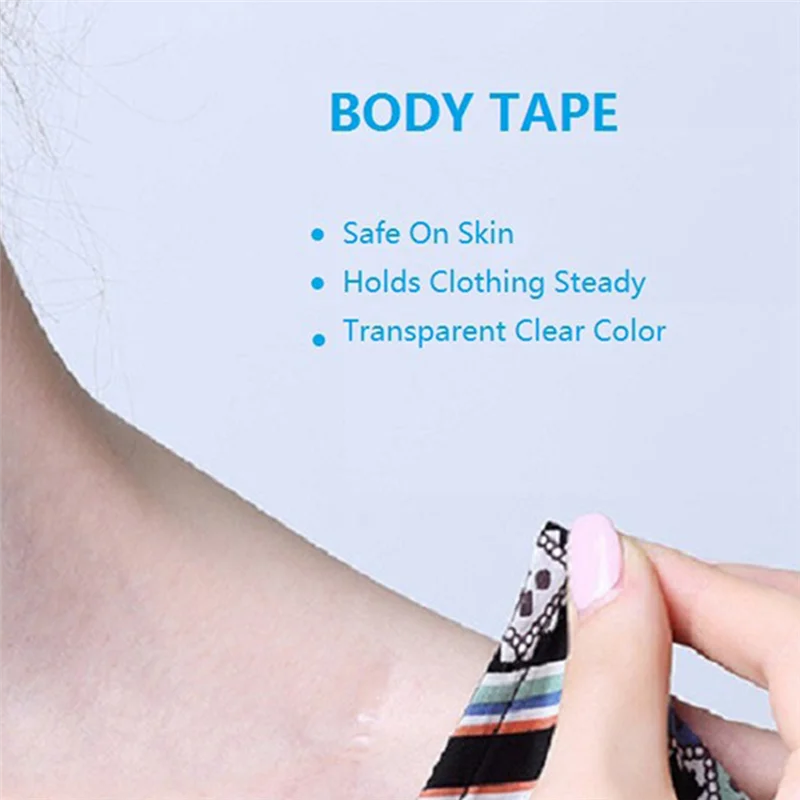 ABKR-72Pcs/Lot C+CC Super Strong Duo Tac Hair Double Adhesive Fixed Tape Wig Extension Lace Toupee Accessory Invisible Strips