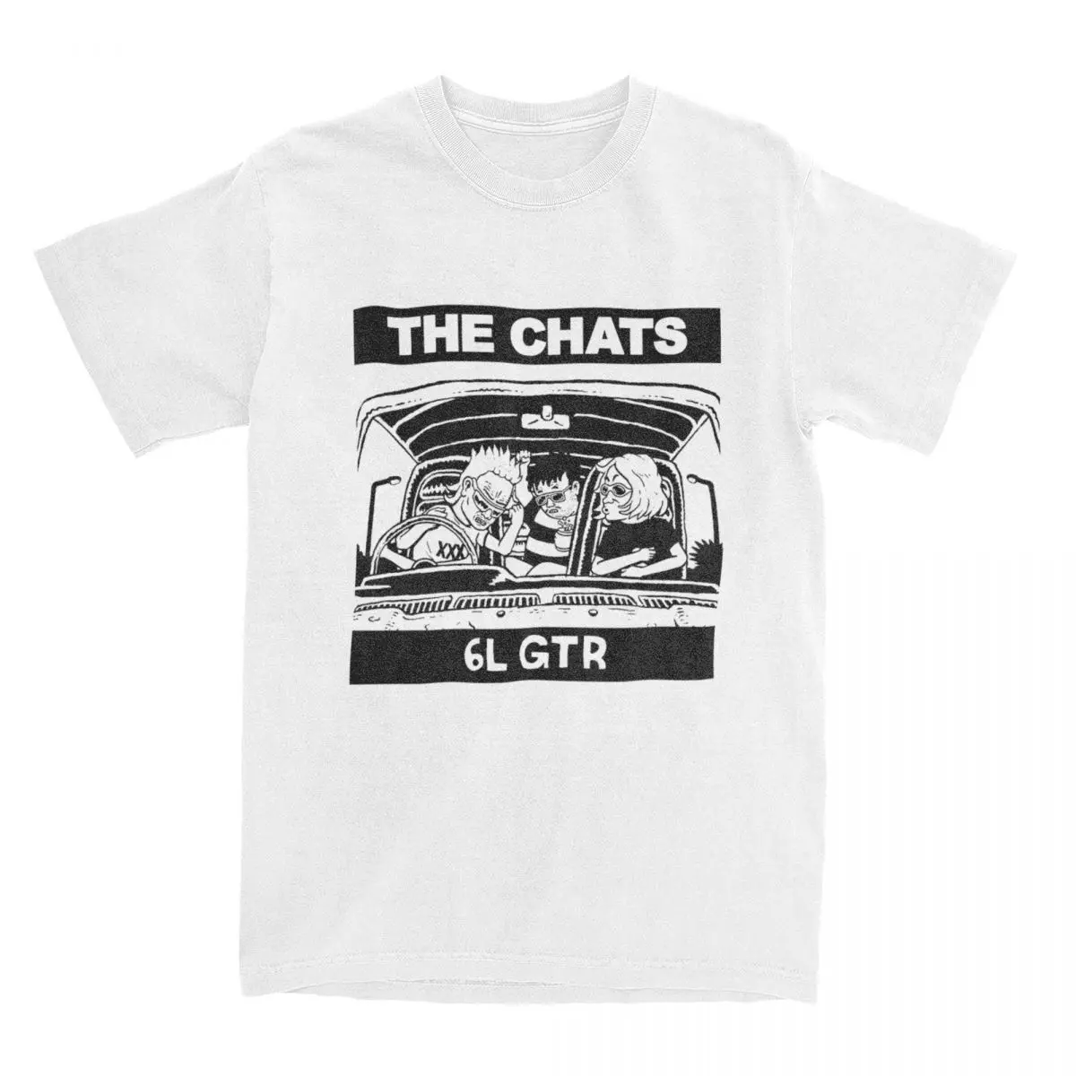 Rock The Chats Pist Surf Shirt Merchandise Men Women 100% Cotton Creative punk music band T-shirt Short Sleeve Clothing Summer