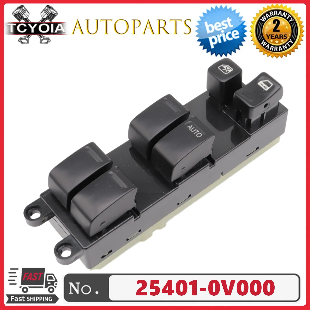 

Для NISSAN ALMERA II N16 2000 CEFIRO III седан A33 2000-2003 SUNNY/ALMERA 2006-2013 главный переключатель стеклоподъемника OEM 25401-0V000