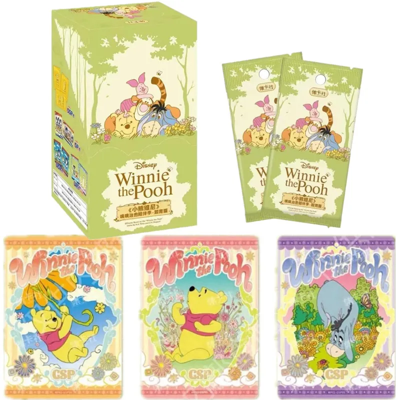 

Card Fun Disney Winnie The Pooh Card Anniversary Healing Anime Character Peripheral Cards Limited Precious Collection Gifts