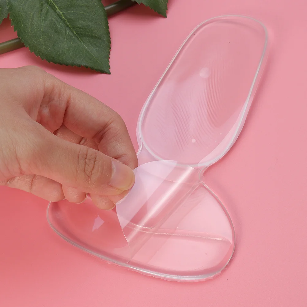 

2Pairs Thickened Gel Heel Pads Self-Adhesive Back Heel Cushion Foot Care Prevent Blisters Relieve Pain for Heels Flats Pumps