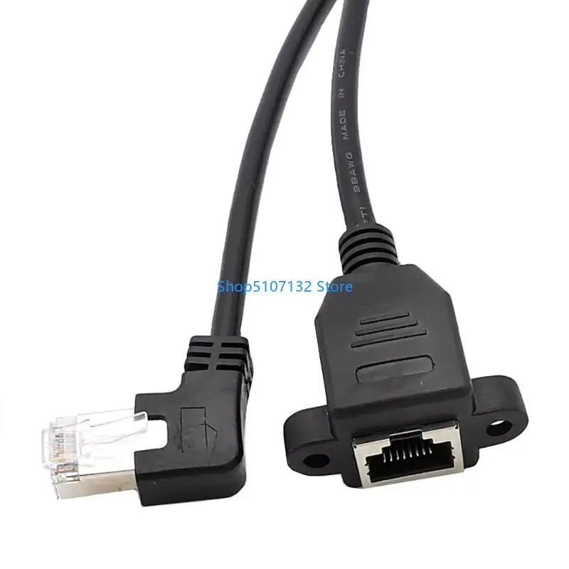 87HD Cat6 RJ45 Ethernet Extension Cord Networking Extender Cable Fast Speed Enhances Networking Stability