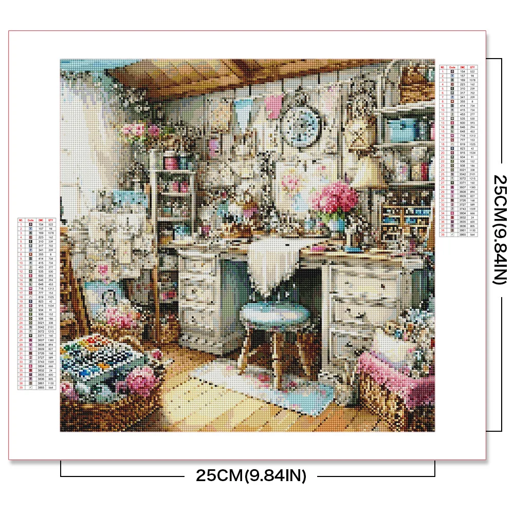 EverShine Novelty 2024 Diamond Painting Scenery Complete Kit Mosaic Flower Room Craft Supplies Embroidery Sale Personalized Gift