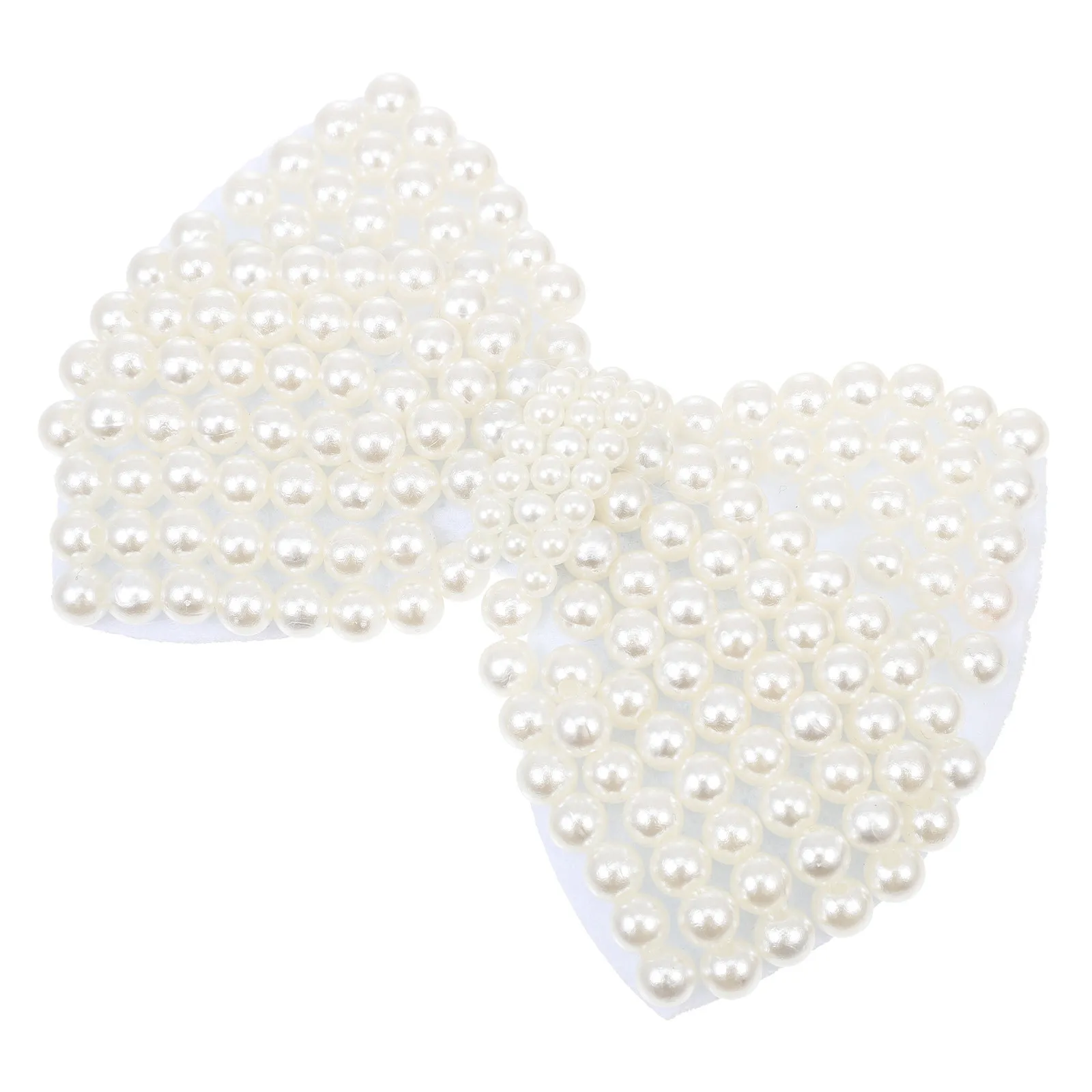 Pearl Bowknot Shoes Decoration Creative Plastic Bow Tie for Clothing Garment DIY Clothes Accessories Sweater Bowknot Ornament