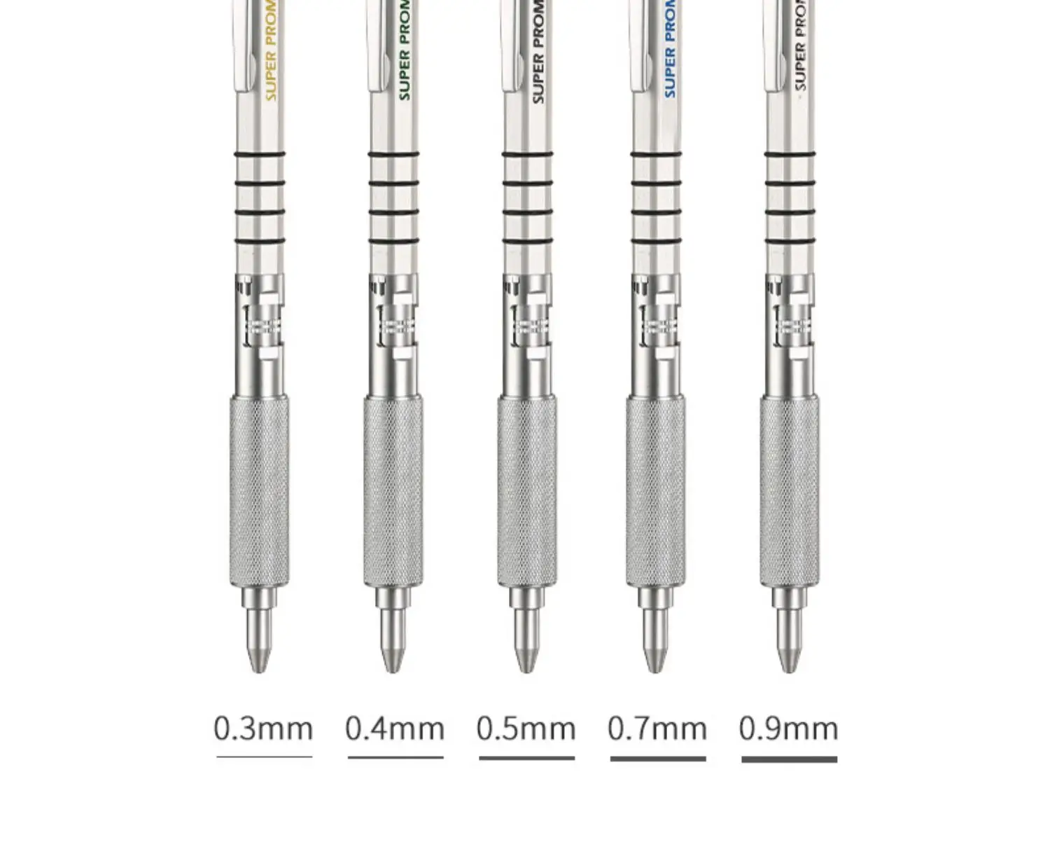 OHTO Super Promecha Drafting Pencil, 0.4/0.9mm, All Metal Barrel
