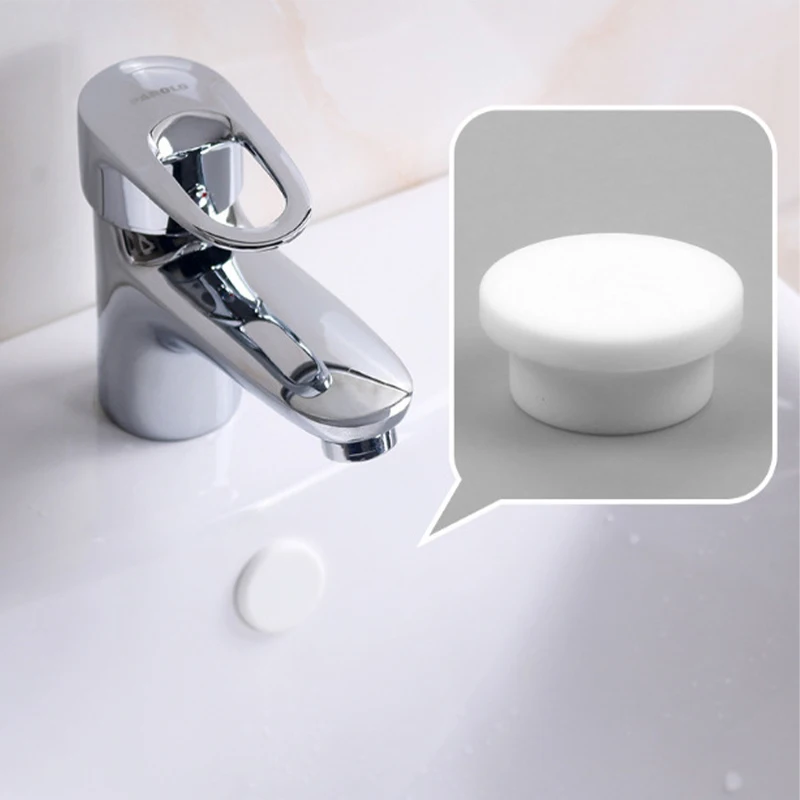 

1/2/4 Pcs Wash Basin Overflow Seal Cap For Kitchen Bathroom Basin Trim Bath Drain Cap Kitchen Bathroom Basin Accessories