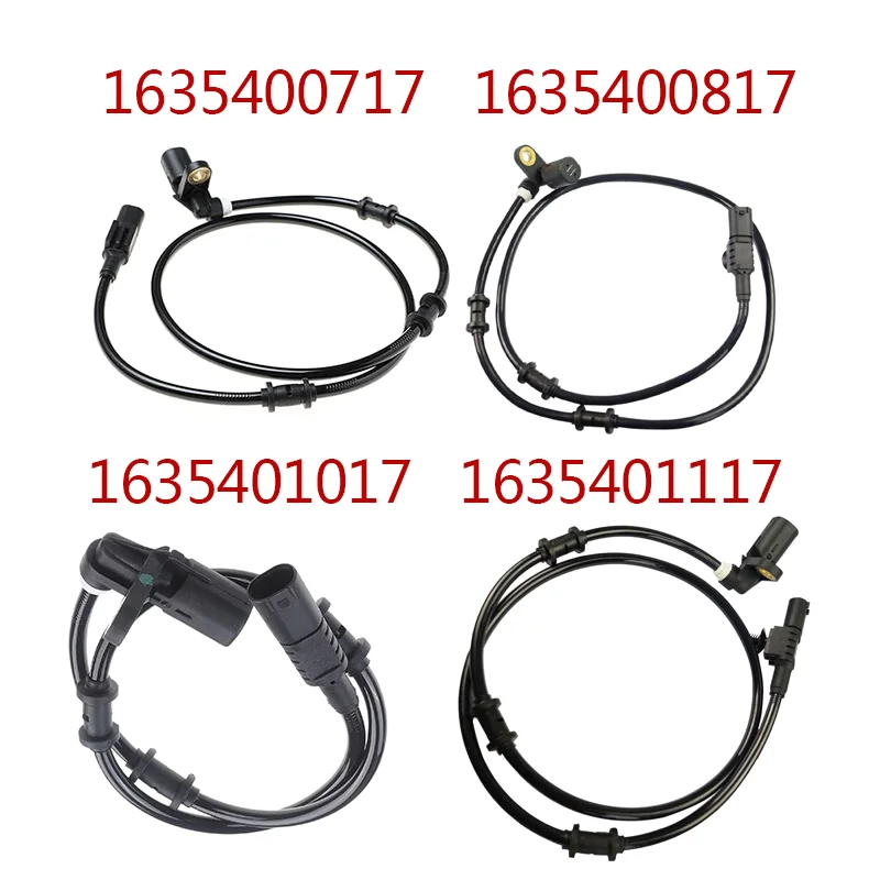 4pcs Wheel Speed Sensors 1635400817 1635400717 1635401017 1635401117 For Mercedes Benz W163 ML320 ML500 M112.942 M113