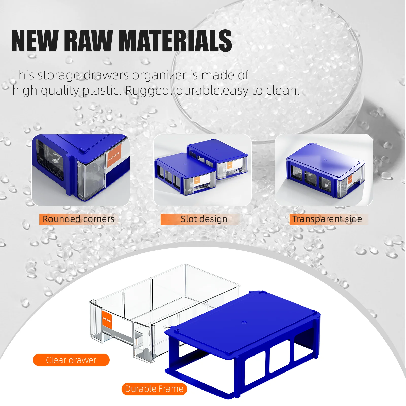 8/16pcs Plastic Mini Storage Box, Stackable Small Tool Storage Bin, Screw Parts Crafts Sewing Thread Jewelry Storage Organizer