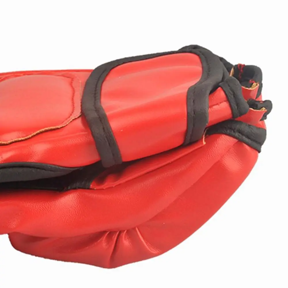 

1Pair Professional Boxing Gloves Half Finger Leather Cushion Training Gloves Versatile Kickboxing Gloves