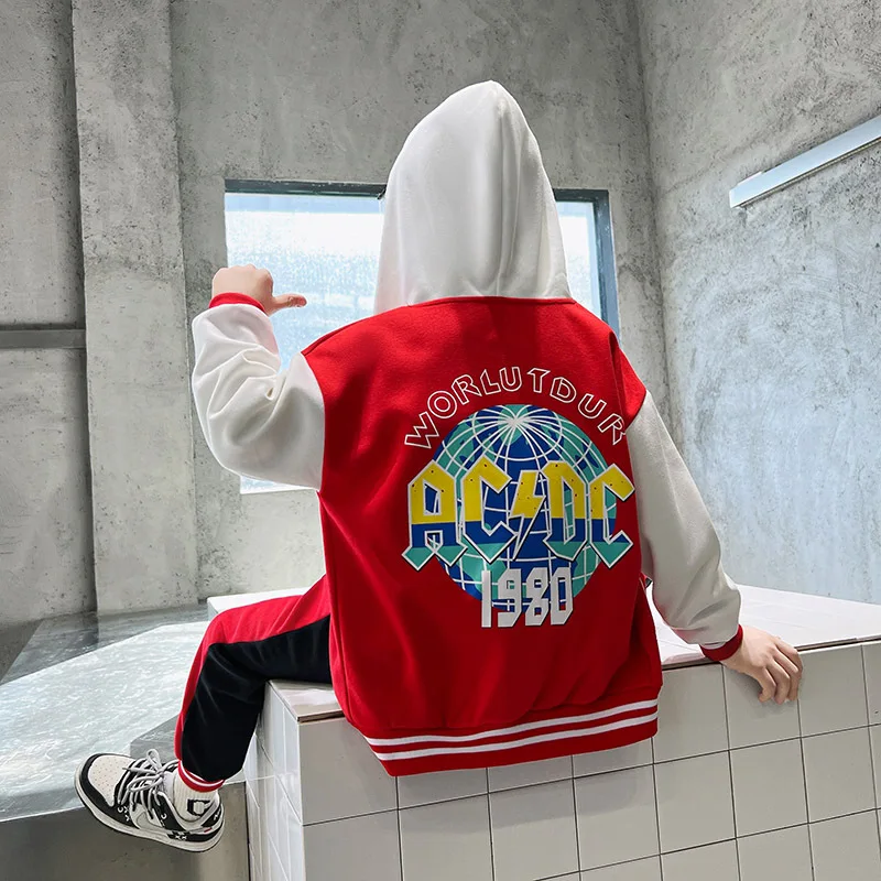 

Boys' Spring and Autumn Set New Style for big and medium-sized boys, cool spring wear for children, sports children's wear