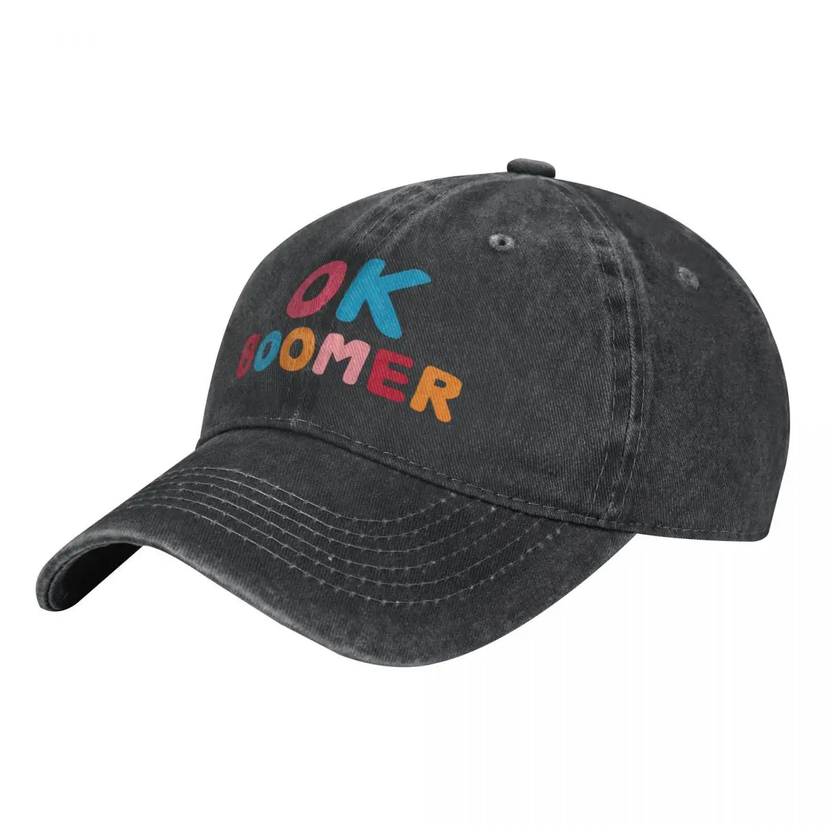 Summer Cap Sun Visor Ok Boomer Hip Hop Caps Cowboy Hat Peaked Hats