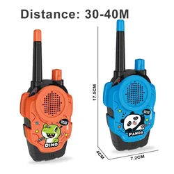 Two-Way Radios 2Pcs Kid-Friendly Walkie Talkie for Clear Communication - Essential for Camping & Hiking Adventures for Boys Girls