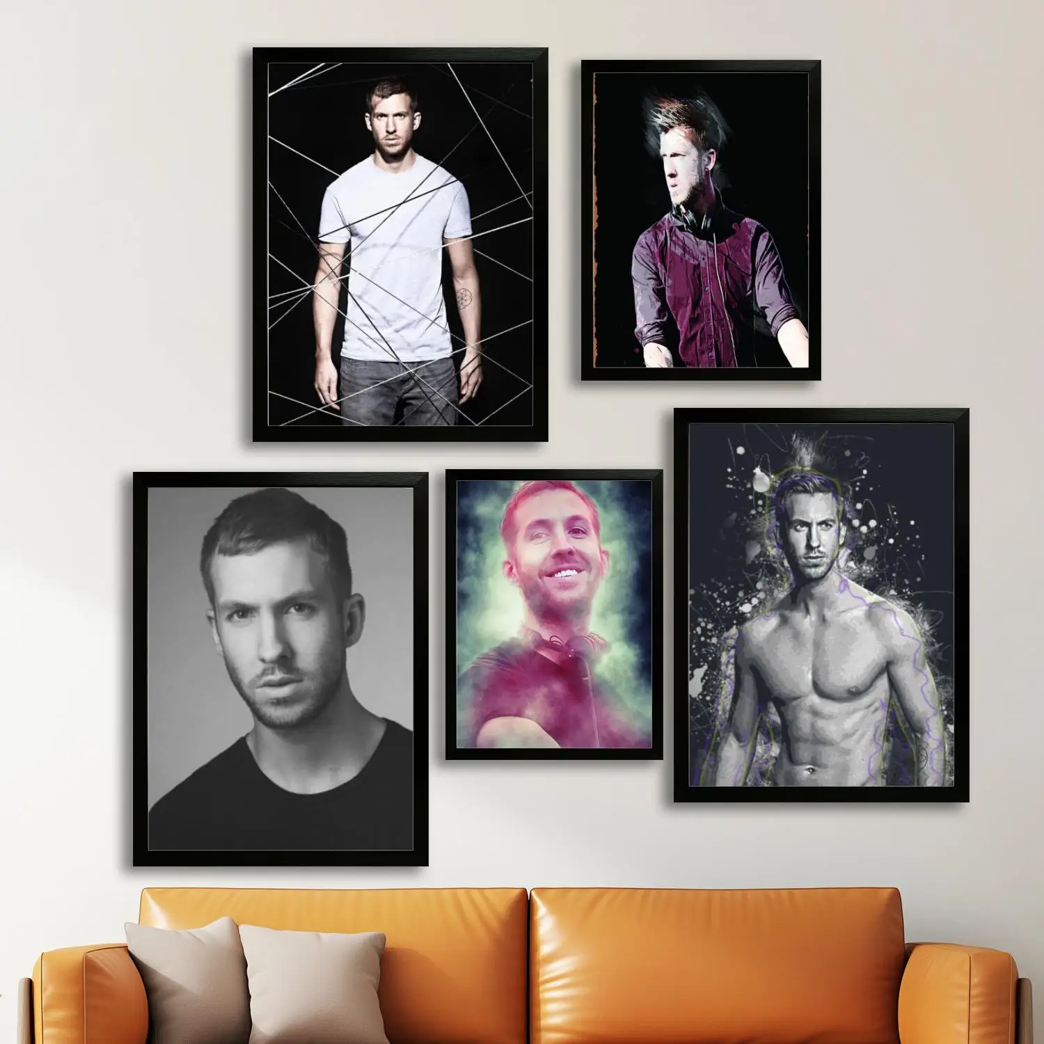 Calvin Harris Canvas Art Poster and Wall Art, Picture Print, Modern Family Bedroom Decor,Decorative painting