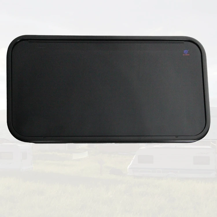 Professional Manufacturer's 1200*500mm Aluminum Alloy RV Accessories-Rounded Corner Caravan Camping Trailer Window