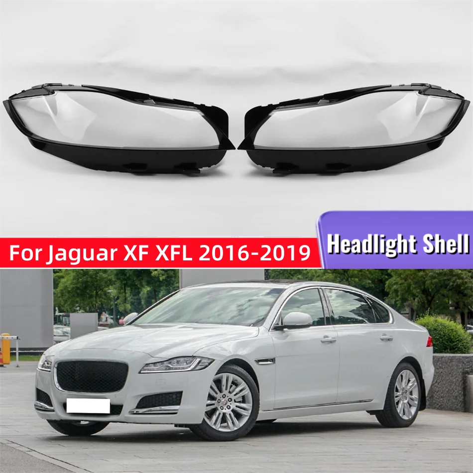 

Для Jaguar XF XFL 2016 2017 2018 2019, передняя фара автомобиля, крышка объектива, линза, корпус фары, линза лампы
