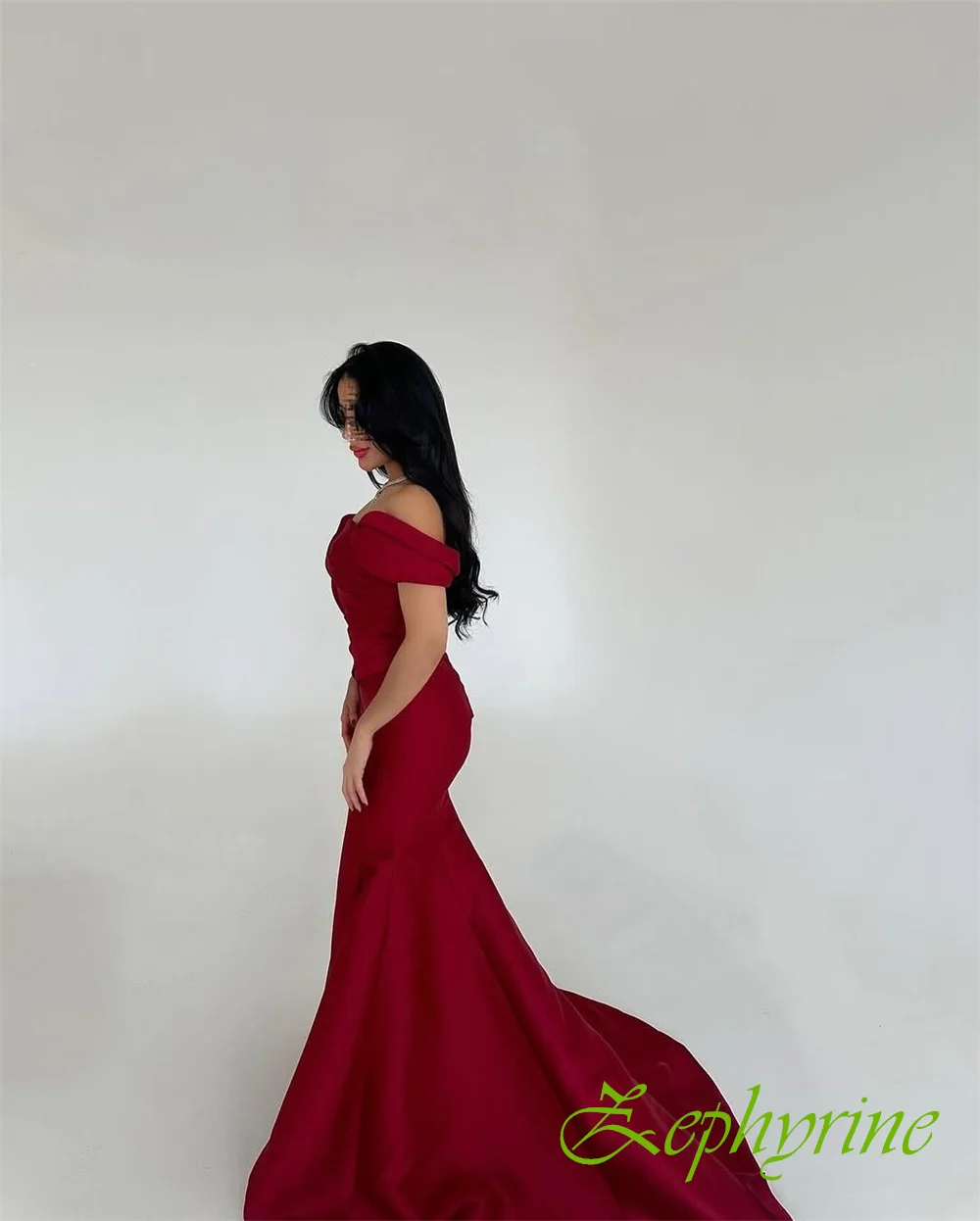 Customized Elegant Satin Strapless Evening Dress Exquisite Mermaid Prom Dresses High Quality Special Occasion Gowns