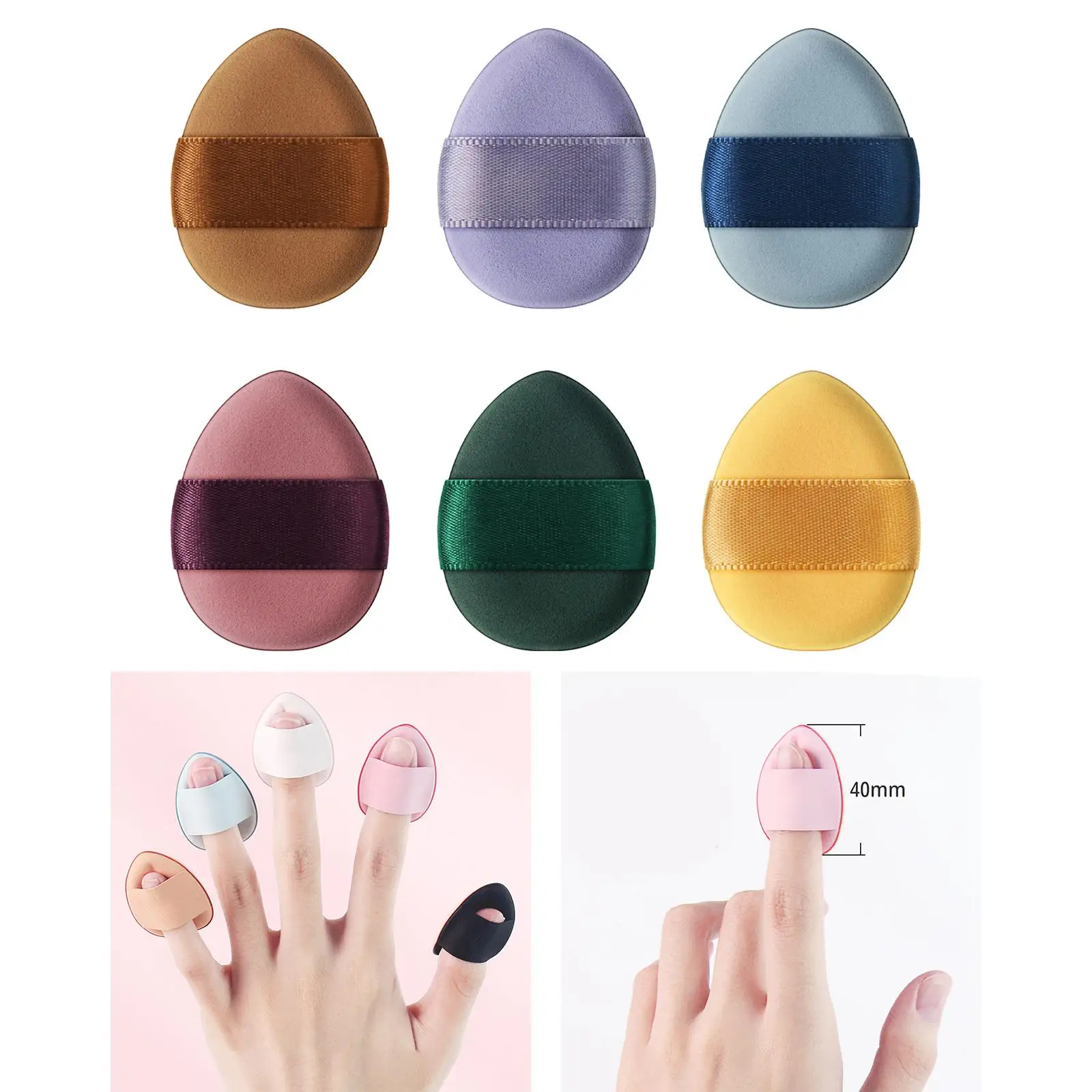 Water Drop Shape Makeup Sponge Beauty Tool for Blush Loose Tool Contouring