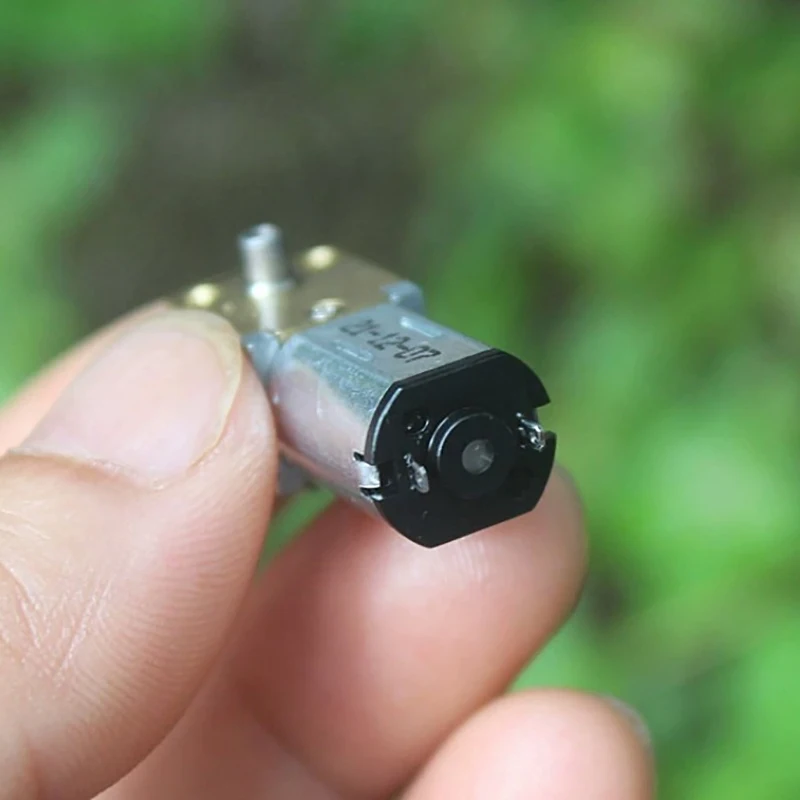 ใหม่ DC3V 3.7V 5V 850RPM D-Shaft แรงบิดขนาดใหญ่ Micro Turbo หนอน Mini N20 Dual SHAFT เกียร์มอเตอร์ Full กล่องเกียร์โลหะลดมอเตอร์