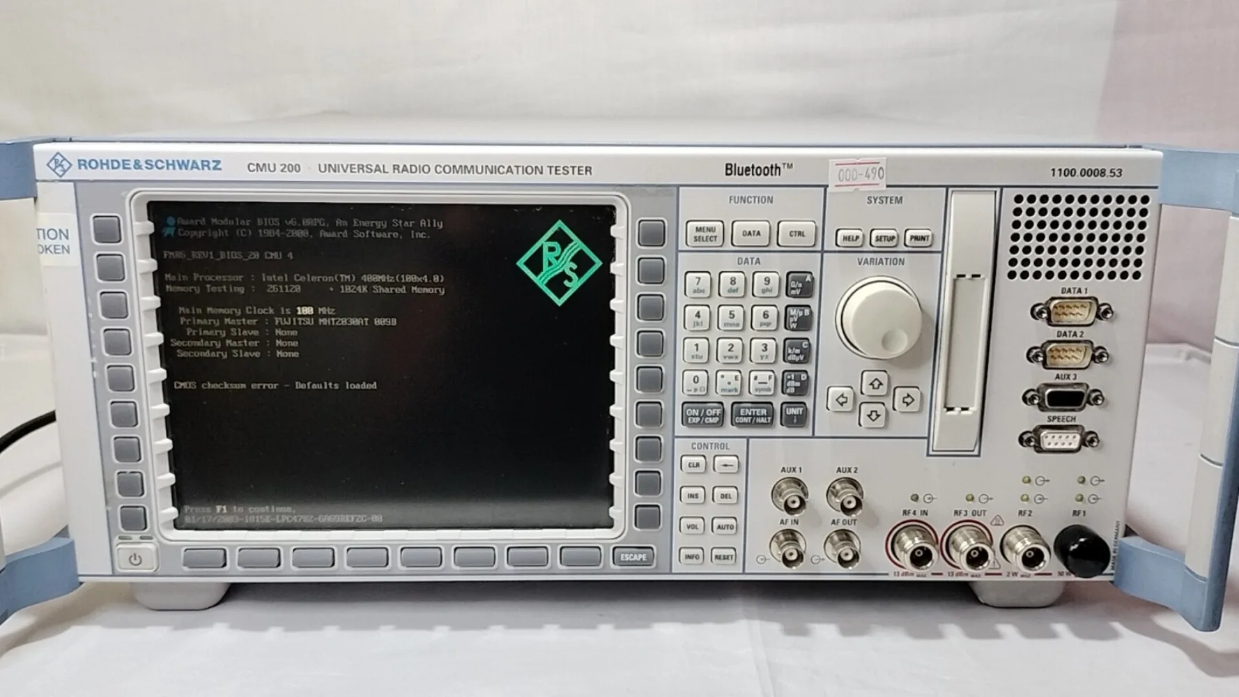 Rohde & Schwarz CMU 200 1100.0008.53 Universal Radio Communication Tester 100105#MOQU