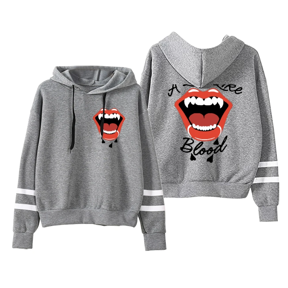 XPLR Sam e Colby Love Like Blood Hoodie felpa Unisex con maniche a barre parallele senza tasche nuovi vestiti da donna da uomo