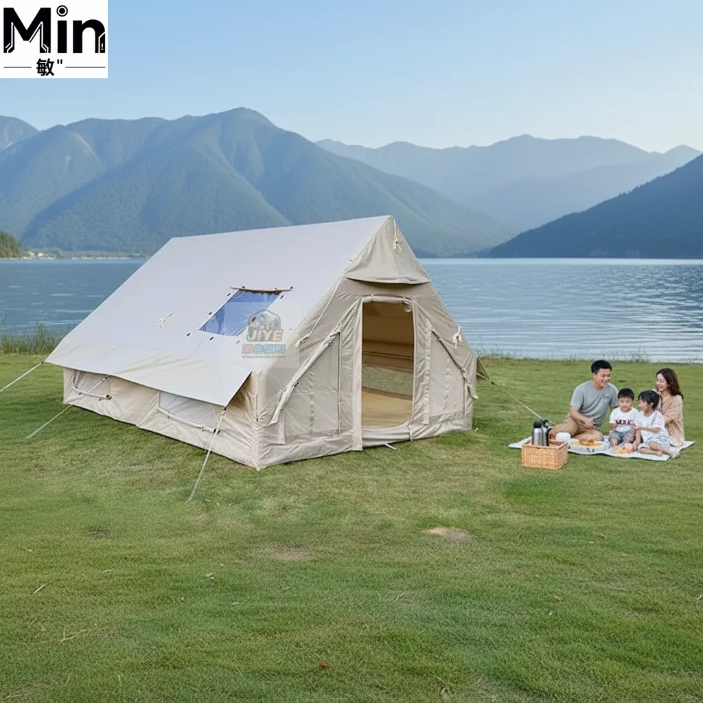 3000mm Auto Instant Setup Inflatable Tent Waterproof Portable Outdoor Camping Shelter for Self-Driving Trip Garden