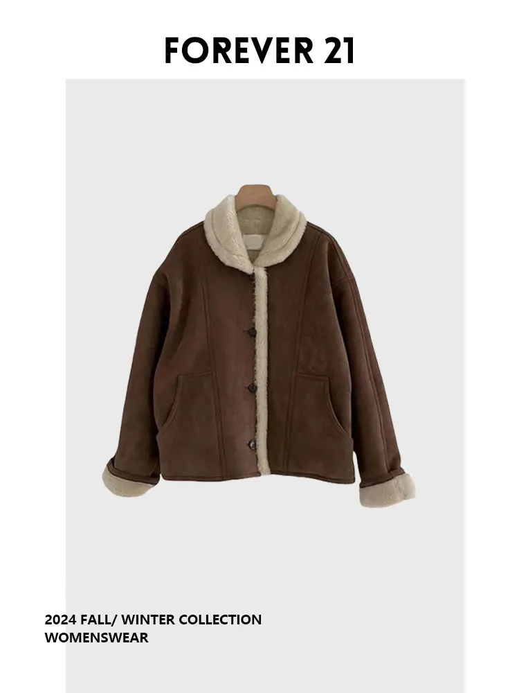 

Зимняя женская куртка Forever 2 из овечьего меха с капюшоном, свободного кроя, удлиненная, для повседневной носки, модная, больших размеров, приталенная, верхняя одежда
