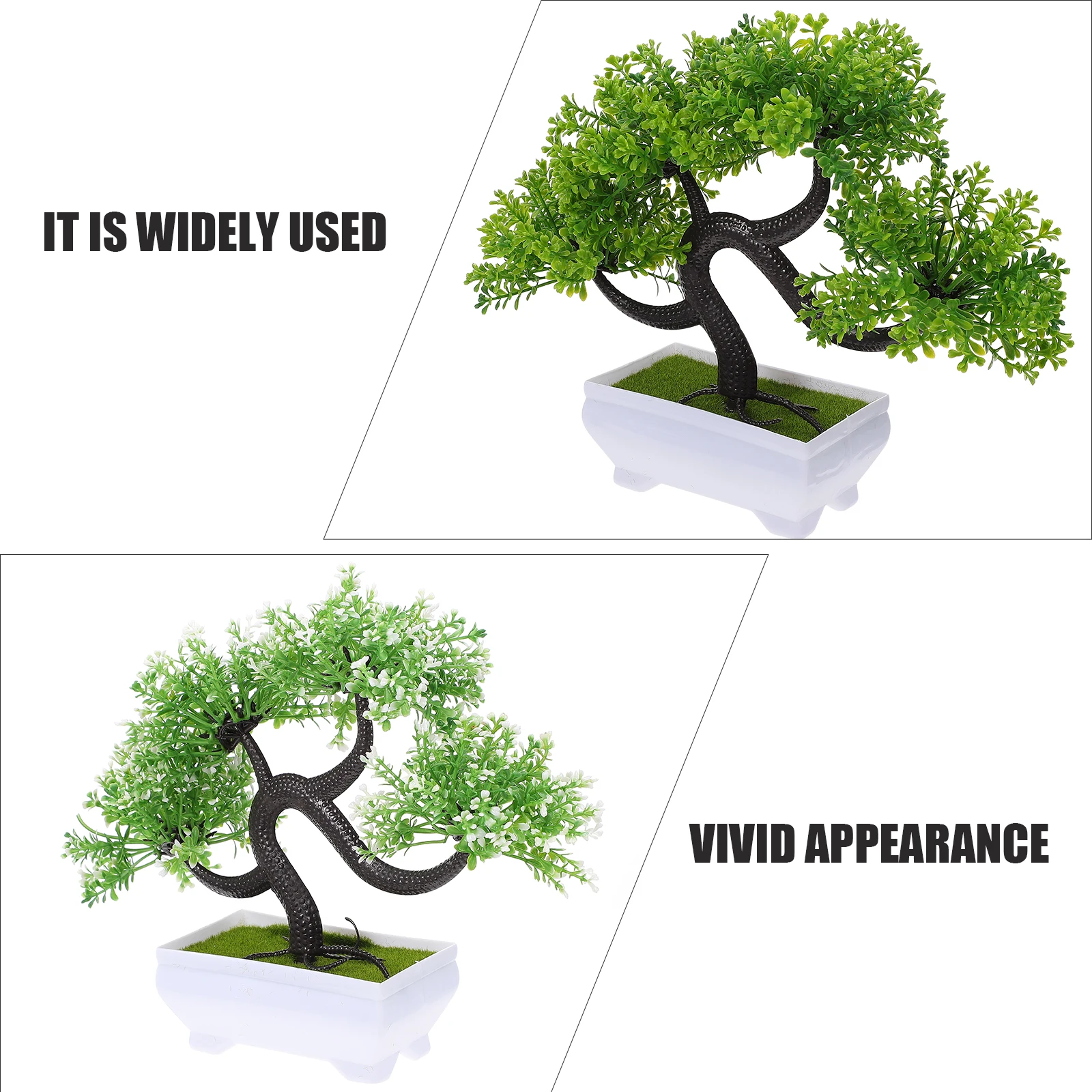 

2 Pcs Mini Dragon Tree Artificial Bonsai Home Office Decor Simulation Plant nament Fake Potted Plant Plastic Adornment