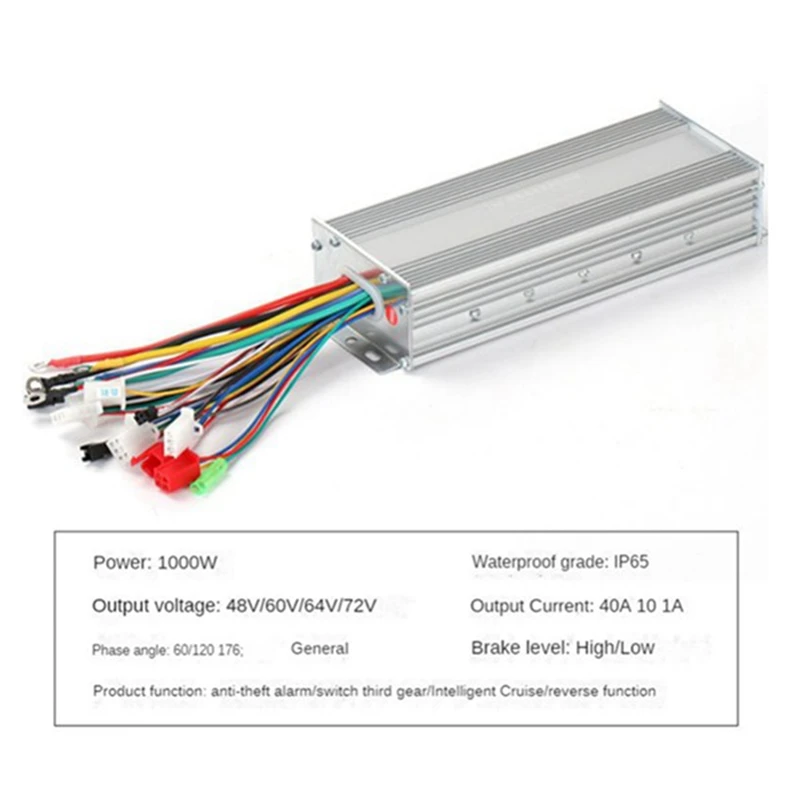 60V 72V 1000W Bldc Motor Controller For Electric Bicycle E-Scooter Motorcycle Accessories