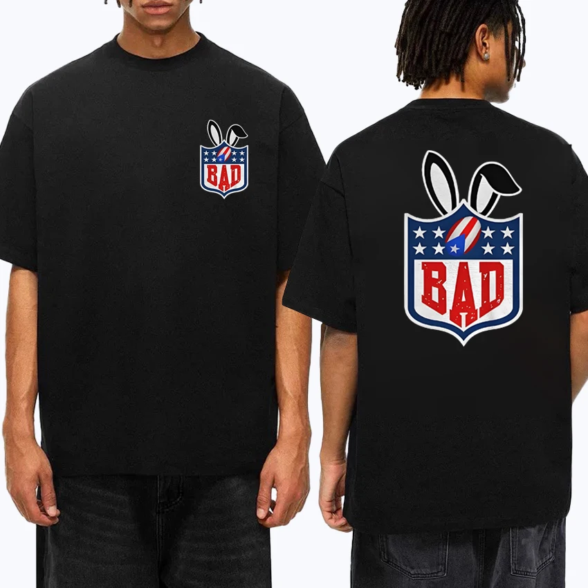 

Bad Bunny Super Bowl Halftime Vibes Football 2026 print T shirts Men Women Fashion Casual short sleeve T-shirt Unisex Cotton Top